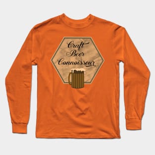Craft Beer Connoisseur Long Sleeve T-Shirt